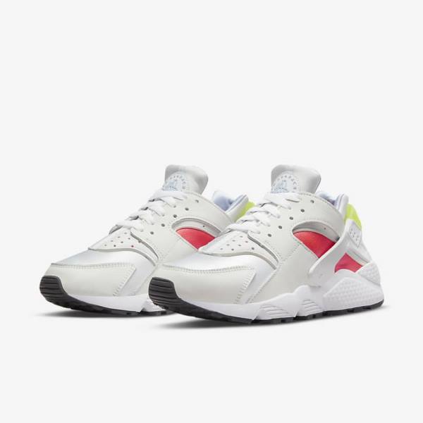 Dámské Tenisky Nike Air Huarache Bílé Světle Červené Černé | NK056KGB