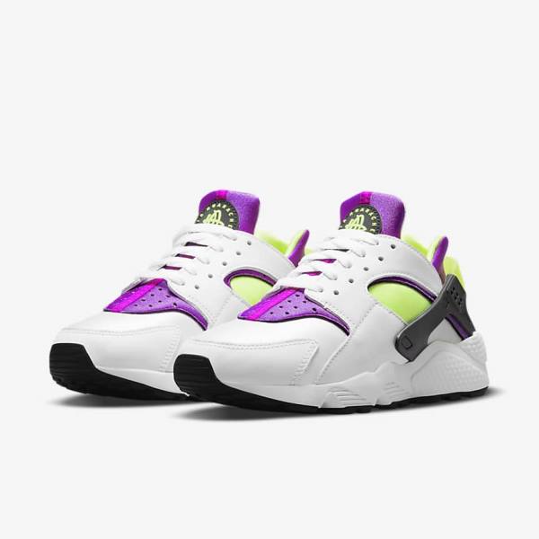 Dámské Tenisky Nike Air Huarache Bílé Černé Žluté | NK926CTR