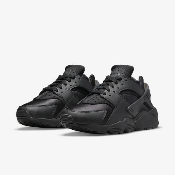 Dámské Tenisky Nike Air Huarache Černé Tmavě Šedé | NK953IWH