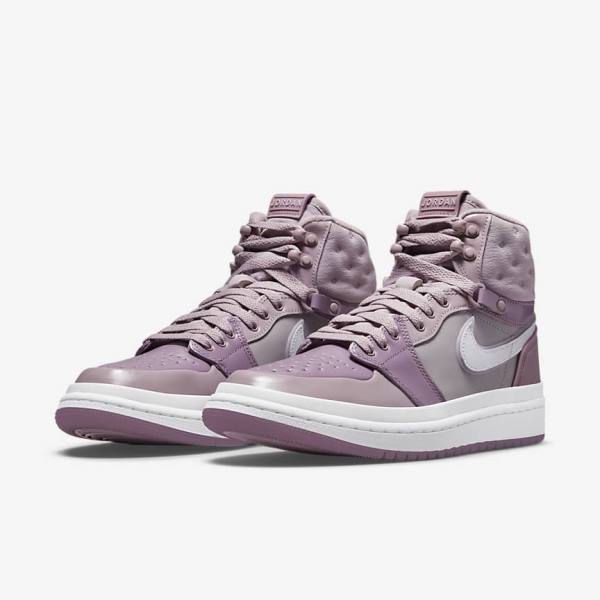 Dámské Tenisky Nike Air Jordan 1 Acclimate Fialové Šedé Bílé | NK376LRM