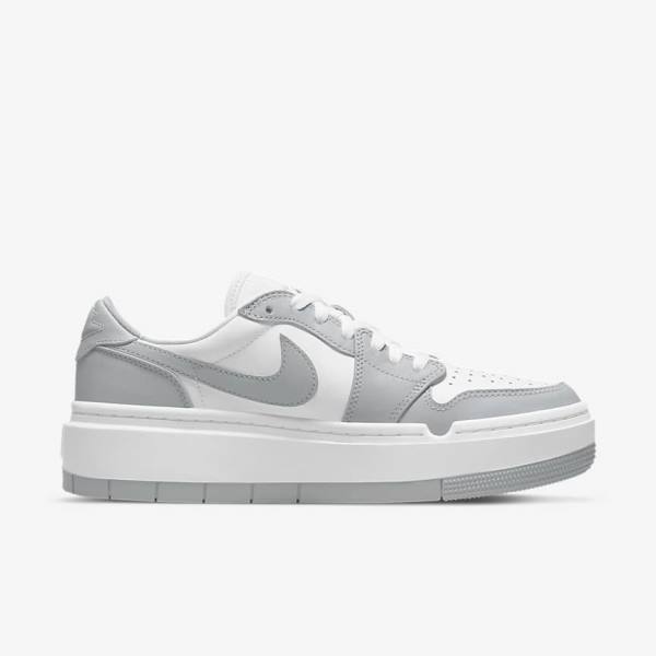 Dámské Tenisky Nike Air Jordan 1 Elevate Low Bílé Šedé | NK186PVH