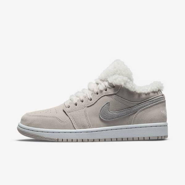 Dámské Tenisky Nike Air Jordan 1 Low SE Šedé Šedé Bílé | NK493UAJ