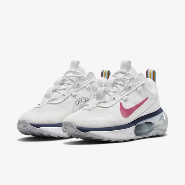 Dámské Tenisky Nike Air Max 2021 Bílé Blankyt Platina Růžové | NK571NFC