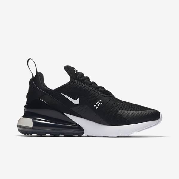 Dámské Tenisky Nike Air Max 270 Černé Bílé Tmavě Šedé | NK704MJT