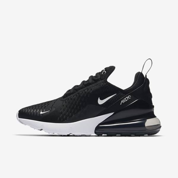 Dámské Tenisky Nike Air Max 270 Černé Bílé Tmavě Šedé | NK704MJT