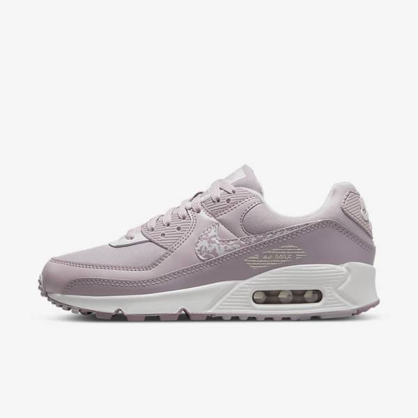 Dámské Tenisky Nike Air Max 90 Fialové Bílé | NK204KGN