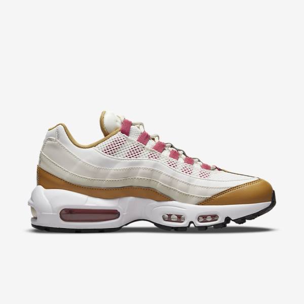 Dámské Tenisky Nike Air Max 95 Bílé Hnědé Zelene | NK493VDR