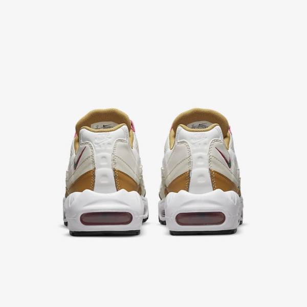 Dámské Tenisky Nike Air Max 95 Bílé Hnědé Zelene | NK493VDR