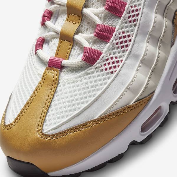 Dámské Tenisky Nike Air Max 95 Bílé Hnědé Zelene | NK493VDR