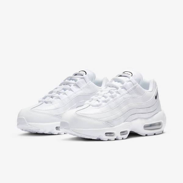 Dámské Tenisky Nike Air Max 95 Essential Bílé Černé | NK265VBD