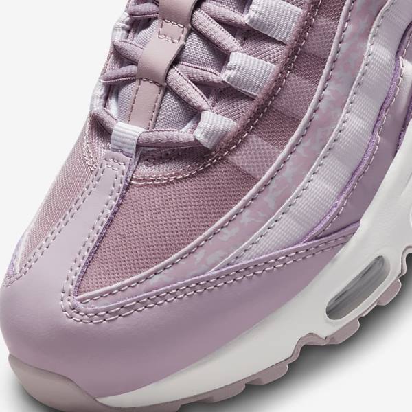 Dámské Tenisky Nike Air Max 95 Fialové Bílé Metal Stříbrné | NK278YLM