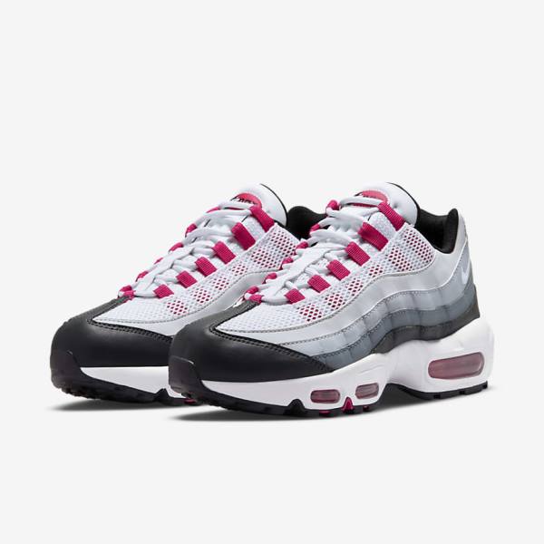 Dámské Tenisky Nike Air Max 95 Tmavě Šedé Šedé Bílé | NK516XIW