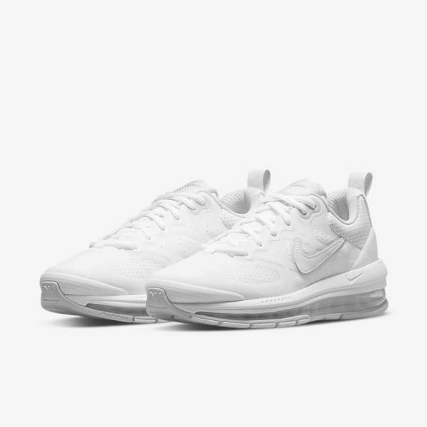 Dámské Tenisky Nike Air Max Genome Bílé Platina Bílé | NK576WBP