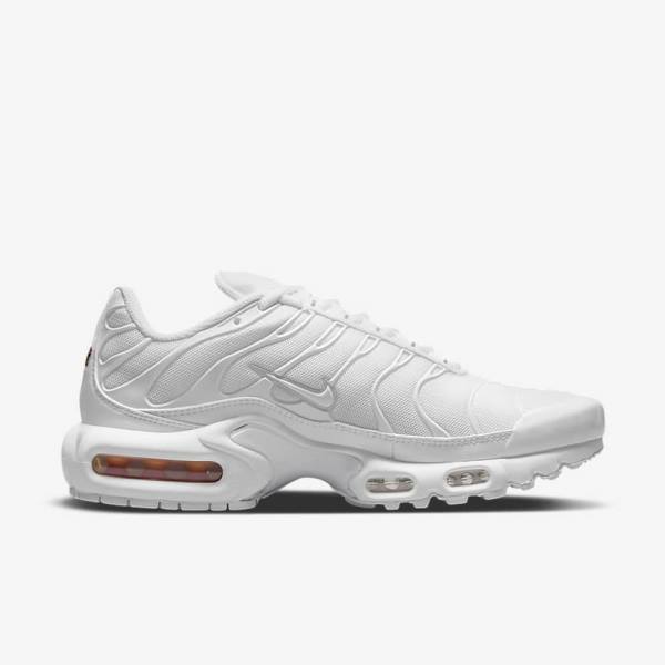 Dámské Tenisky Nike Air Max Plus Bílé Platina Bílé | NK912IMH