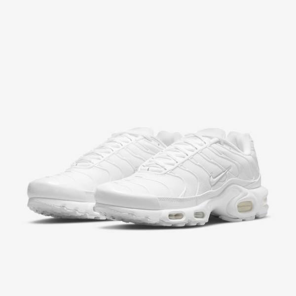 Dámské Tenisky Nike Air Max Plus Bílé Platina Bílé | NK912IMH