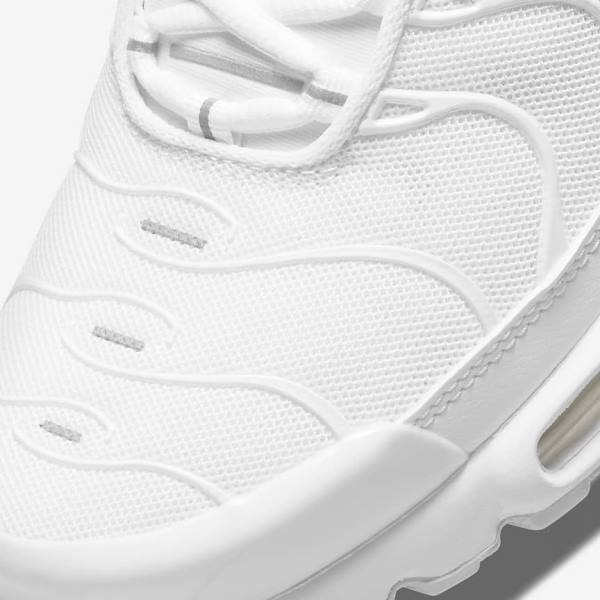 Dámské Tenisky Nike Air Max Plus Bílé Platina Bílé | NK912IMH