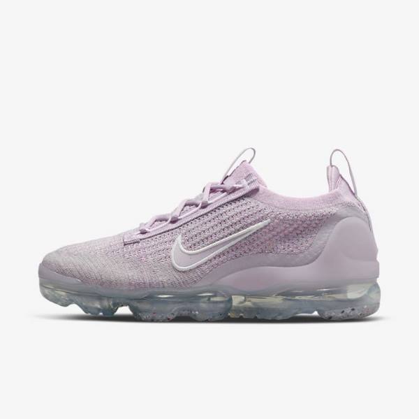 Dámské Tenisky Nike Air VaporMax 2021 FK Světle Růžové Bílé Metal Stříbrné Fialové | NK046FDR