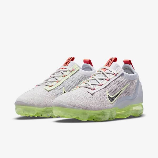 Dámské Tenisky Nike Air VaporMax 2021 FK Světle Béžový Světle Zelene Černé | NK156EKH