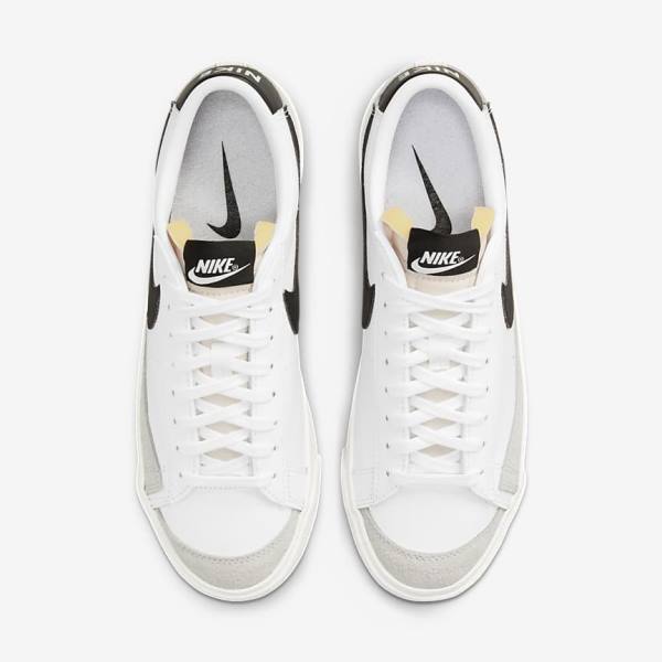 Dámské Tenisky Nike Blazer Low 77 Bílé Černé | NK461JUZ