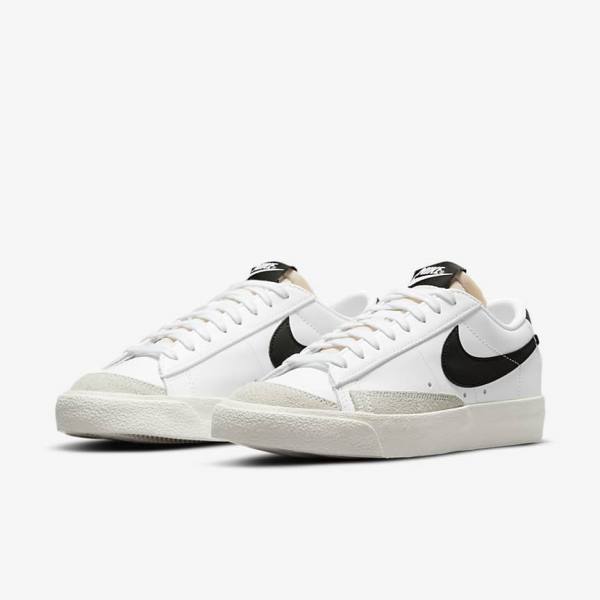 Dámské Tenisky Nike Blazer Low 77 Bílé Černé | NK461JUZ