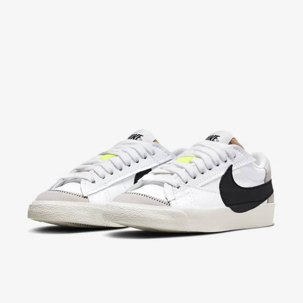 Dámské Tenisky Nike Blazer Low 77 Jumbo Bílé Černé | NK362RIY