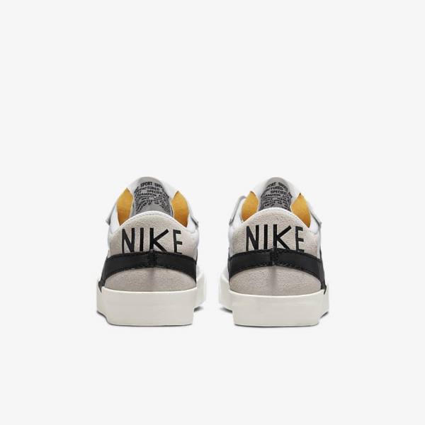 Dámské Tenisky Nike Blazer Low 77 Jumbo Bílé Černé | NK362RIY