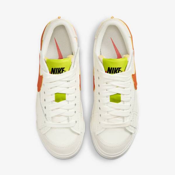 Dámské Tenisky Nike Blazer Low 77 Jumbo Zelene Oranžové | NK436GSQ