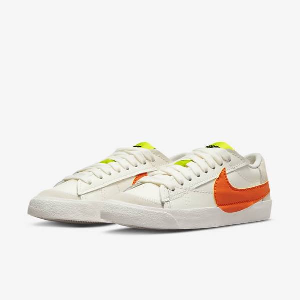 Dámské Tenisky Nike Blazer Low 77 Jumbo Zelene Oranžové | NK436GSQ