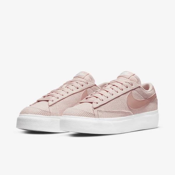 Dámské Tenisky Nike Blazer Low Platformy Růžové Bílé Růžové Růžové | NK038JMQ