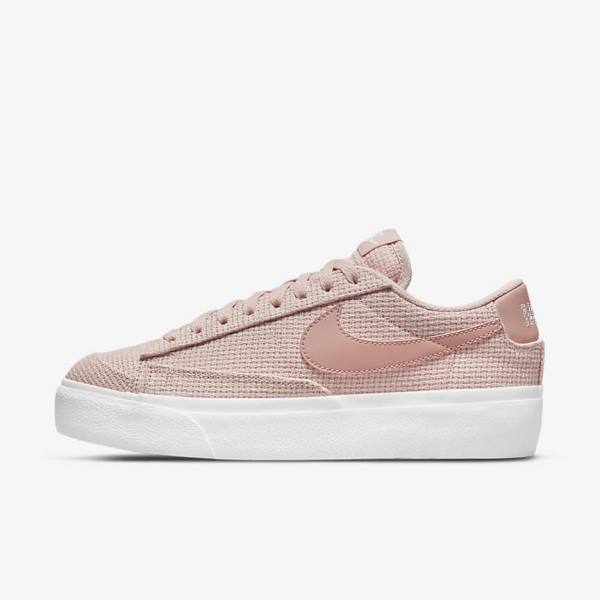 Dámské Tenisky Nike Blazer Low Platformy Růžové Bílé Růžové Růžové | NK038JMQ