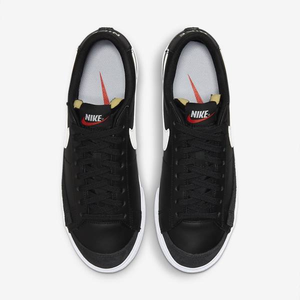 Dámské Tenisky Nike Blazer Low Platformy Černé | NK231ZJH