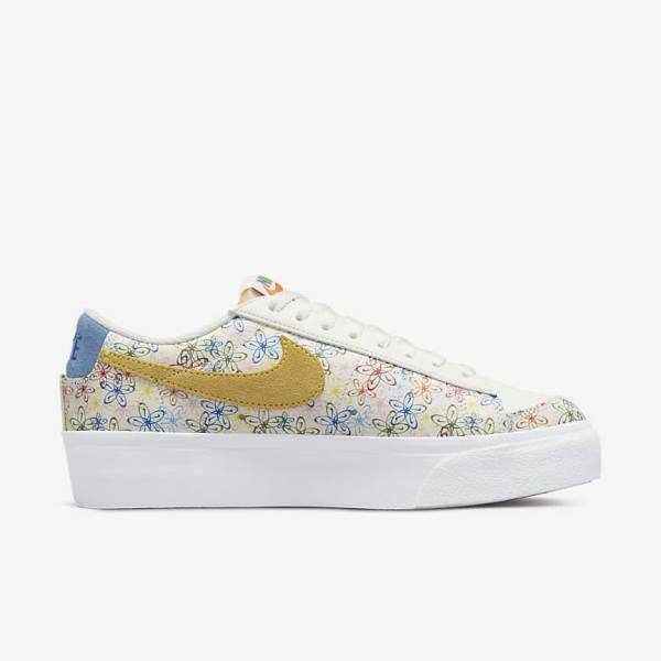 Dámské Tenisky Nike Blazer Low Platformy Královská Modrá Blankyt | NK346XTE