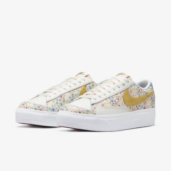 Dámské Tenisky Nike Blazer Low Platformy Královská Modrá Blankyt | NK346XTE