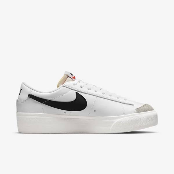 Dámské Tenisky Nike Blazer Low Platformy Bílé | NK420XAI