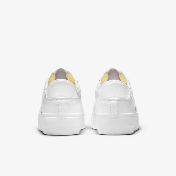 Dámské Tenisky Nike Blazer Low Platformy Bílé | NK679ZUS