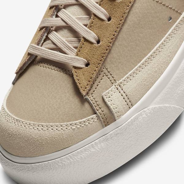 Dámské Tenisky Nike Blazer Low Platformy SP Hnědožlutý Světle Béžový | NK968HZC