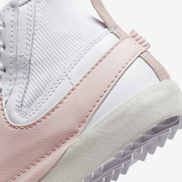 Dámské Tenisky Nike Blazer Mid 77 Jumbo Bílé Růžové | NK127ZVB