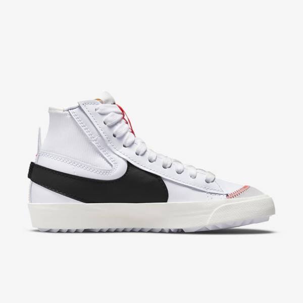 Dámské Tenisky Nike Blazer Mid 77 Jumbo Bílé Černé | NK132UEL