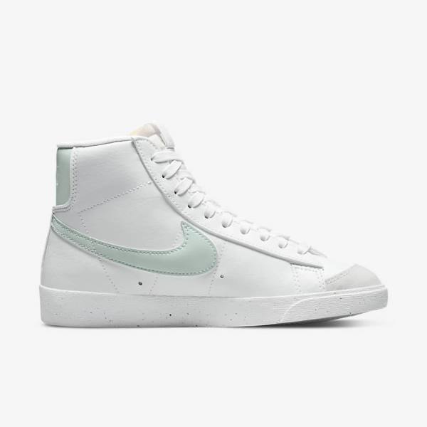 Dámské Tenisky Nike Blazer Mid 77 Next Nature Bílé Zelene | NK819PAD