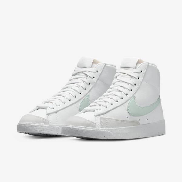 Dámské Tenisky Nike Blazer Mid 77 Next Nature Bílé Zelene | NK819PAD