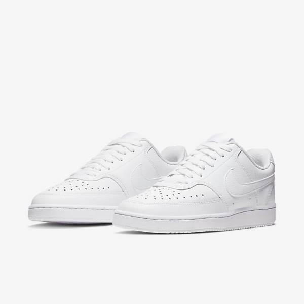 Dámské Tenisky Nike Court Vision Low Bílé | NK758CQS