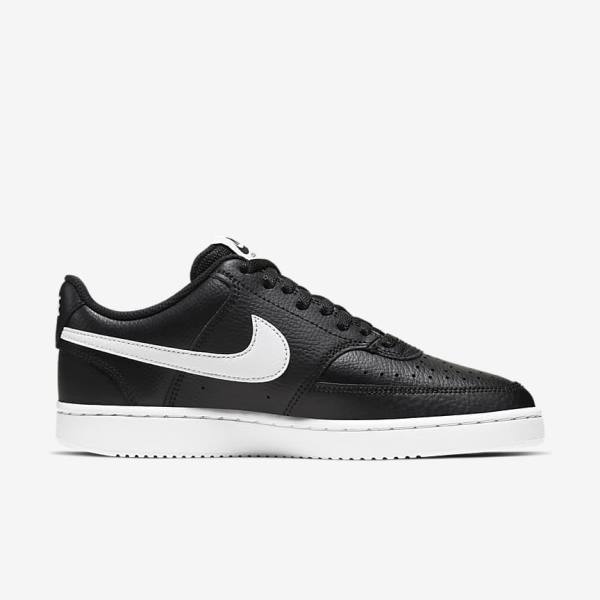 Dámské Tenisky Nike Court Vision Low Černé Bílé | NK819HIC