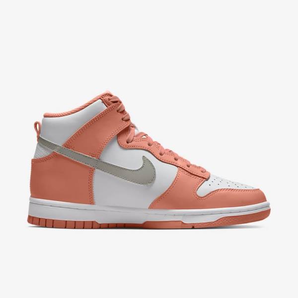 Dámské Tenisky Nike Dunk High Červené Bílé Světle | NK528BQL