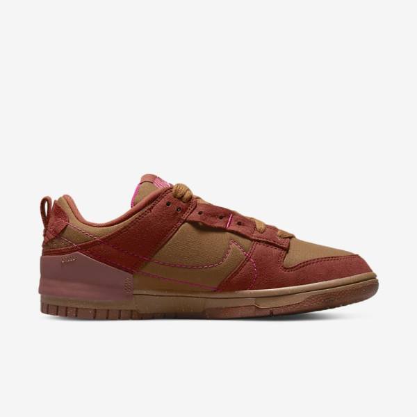 Dámské Tenisky Nike Dunk Low Disrupt 2 Hnědé Oranžové Červené Růžové | NK480IQO