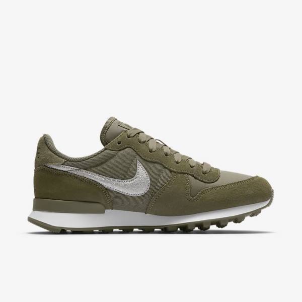 Dámské Tenisky Nike Internationalist Glitter Olivy Zelené Bílé Olivy Zelené | NK671DEQ