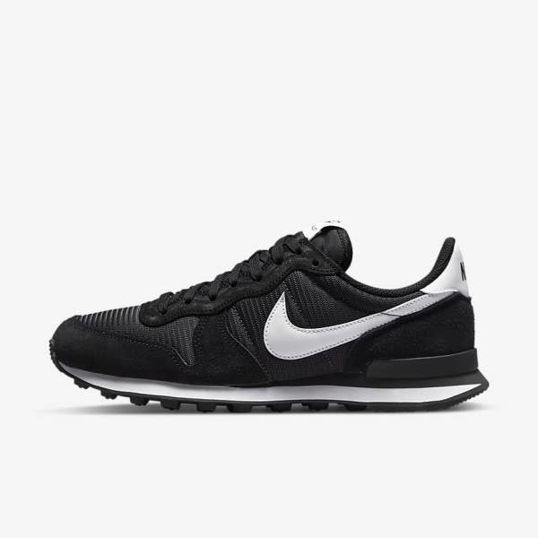 Dámské Tenisky Nike Internationalist Černé Tmavě Šedé Bílé | NK385TOF