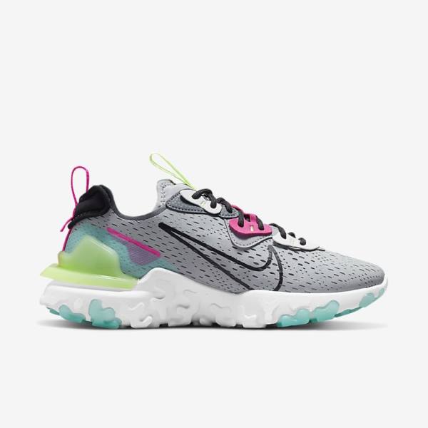 Dámské Tenisky Nike React Vision Šedé Růžové Černé | NK641PTN