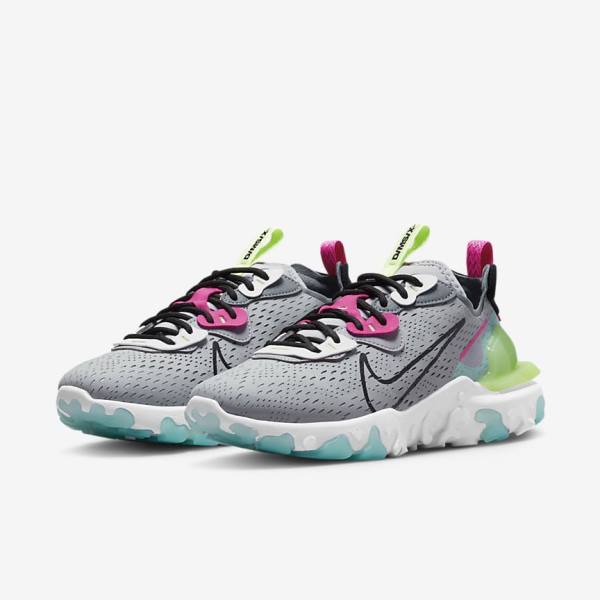 Dámské Tenisky Nike React Vision Šedé Růžové Černé | NK641PTN