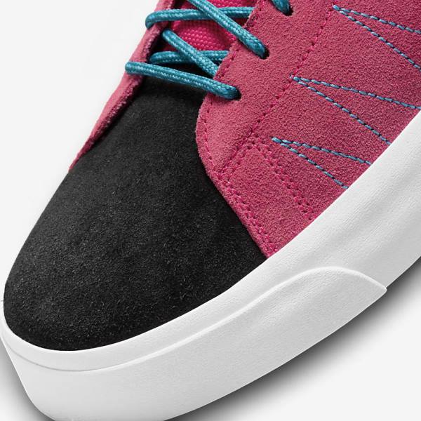 Dámské Tenisky Nike SB Zoom Blazer Mid Premium Růžové Blankyt Královská Modrá Blankyt | NK802XTU