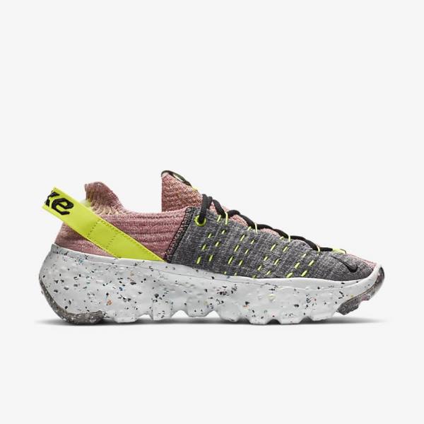 Dámské Tenisky Nike Space Hippie 04 Citrón Světle Růžové Černé | NK145RHO